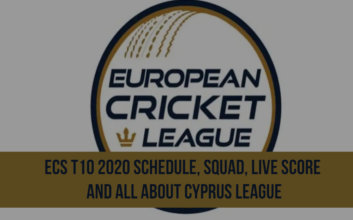 ECS T10 2020 Schedule, Squad, Live Score and All about Cyprus League