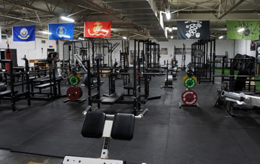 weight-training gym