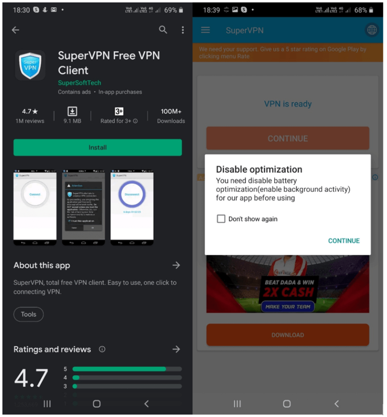 supervpn free vpn client app store