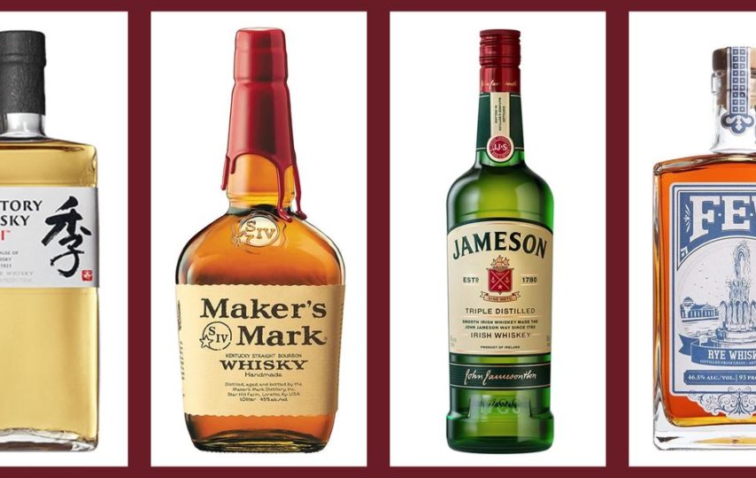 different whiskey brands
